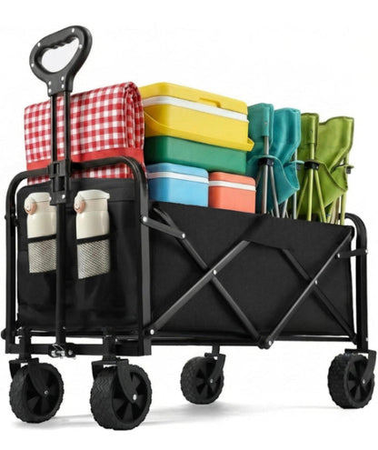 Heavy-Duty Collapsible Folding Wagon Cart – 330 LB Capacity
